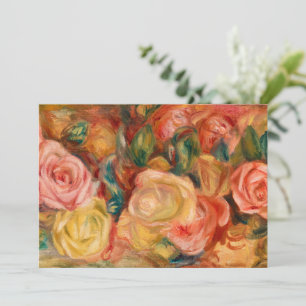 Cartes Pour Fêtes Annuelles Rose, 1912 par Pierre-Auguste Renoir