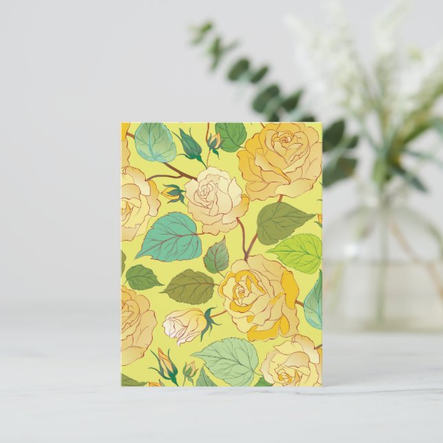 CARTES POUR FÊTES ANNUELLES ROSE 4 (Debout devant)