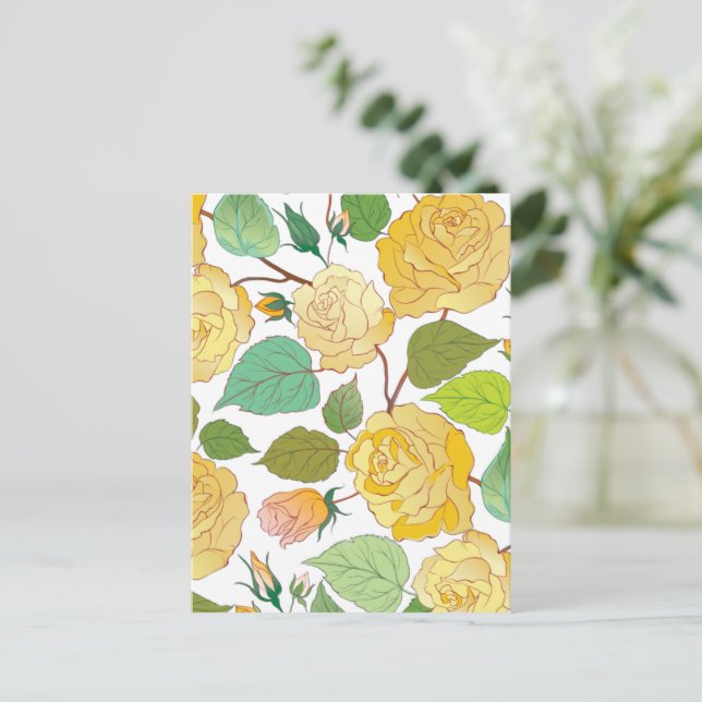 CARTES POUR FÊTES ANNUELLES ROSE 9 (Debout devant)