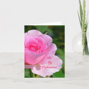 CARTES POUR FÊTES ANNUELLES ROSE/BE ROSES MON VALENTINE/PLEASE VOUS INDIQUENT