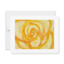 Rose jaune abstrait oeuvre d'art originale