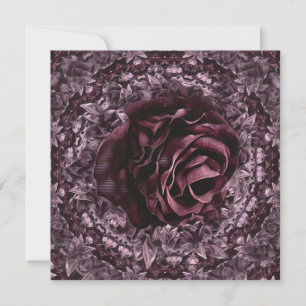 Cartes Pour Fêtes Annuelles Rose Mandala