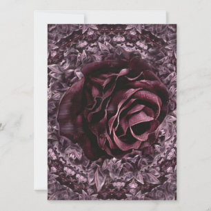 Cartes Pour Fêtes Annuelles Rose Mandala