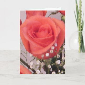 Cartes Pour Fêtes Annuelles Rose Valentine