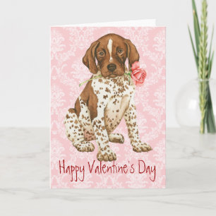 Cartes Pour Fêtes Annuelles Rose Valentine GSP