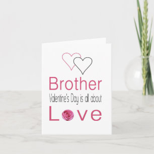 Cartes Pour Fêtes Annuelles Roses Heureuses Saintes-Valentin frères