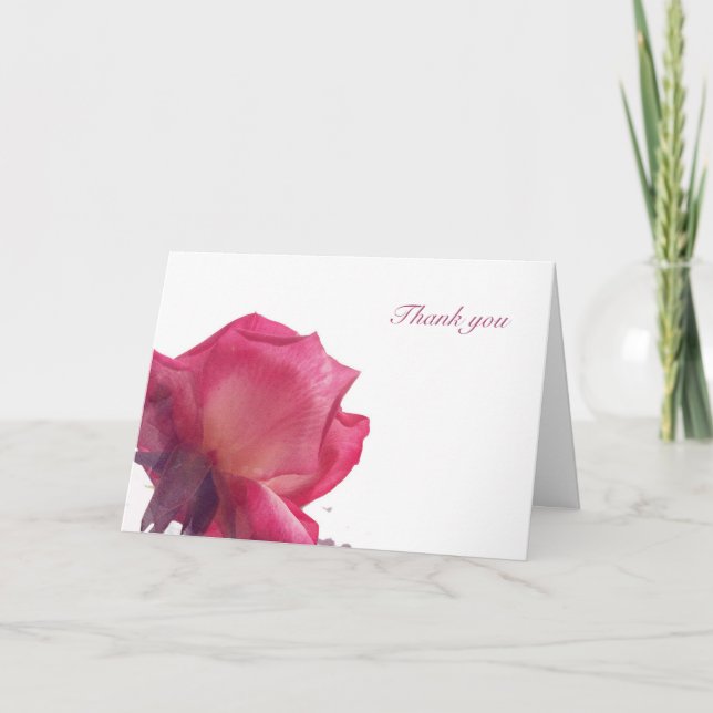 Cartes Pour Fêtes Annuelles Roses roses. Illustration florale (Devant)