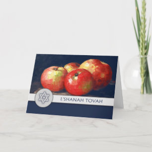 Cartes Pour Fêtes Annuelles Rosh Hashanah. Art du Nouvel An juif