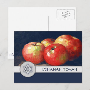 Cartes Pour Fêtes Annuelles Rosh Hashanah   Nouvel An Juif Beaux-Arts