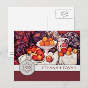 Cartes Pour Fêtes Annuelles Rosh Hashanah Nouvel An juif Fine Art