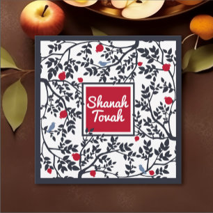 Cartes Pour Fêtes Annuelles Rosh Hashanah Nouvel An juif Shana Tovah