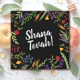 Cartes Pour Fêtes Annuelles Rosh Hashanah Nouvel An juif - Shana Tovah