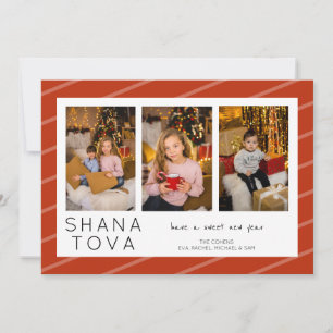 Cartes Pour Fêtes Annuelles Rosh Hashanah Shana Tova 3 Photo Collage