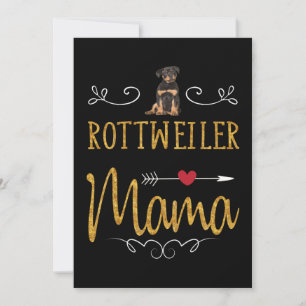 Cartes Pour Fêtes Annuelles Rottweiler