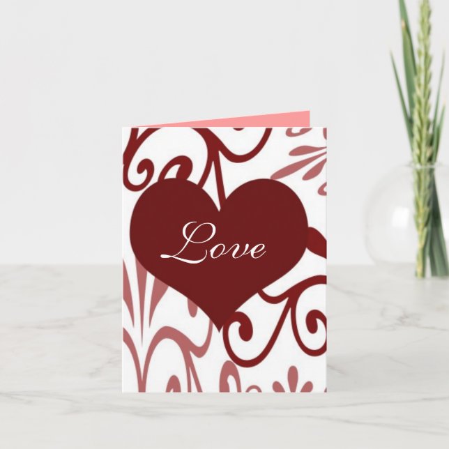 Cartes Pour Fêtes Annuelles Rouleau Valentine-Anglais (Devant)