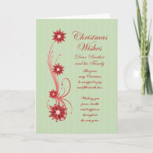 Cartes Pour Fêtes Annuelles Rouleaux de Noël pour frère et famille