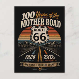 Cartes Pour Fêtes Annuelles Route 66 Centenaire Patrimoine de la Route Mère