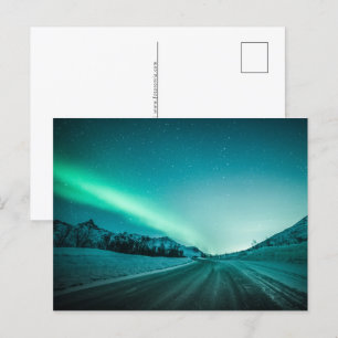 Cartes Pour Fêtes Annuelles Route Northern Lights