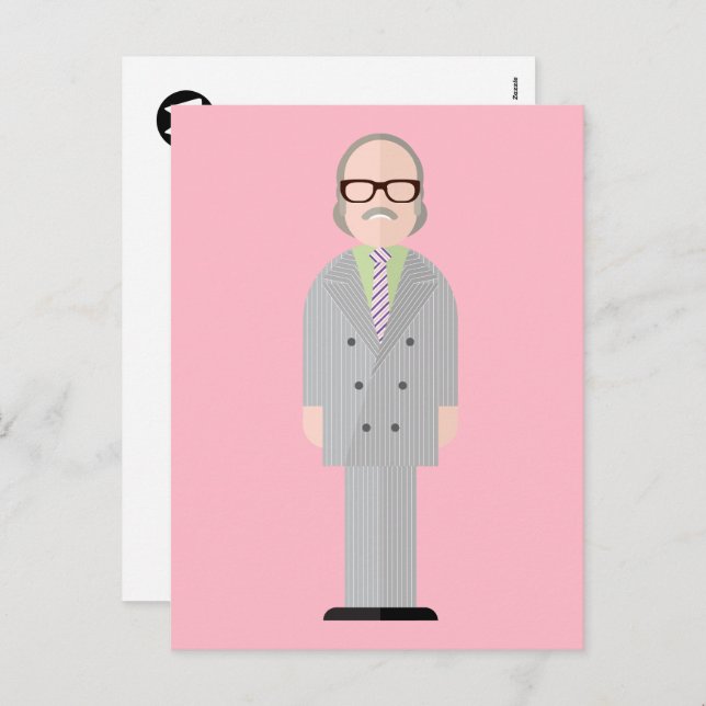 Cartes Pour Fêtes Annuelles Royal – Eccentric Family Drama Postcard (Devant / Derrière)