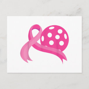 Cartes Pour Fêtes Annuelles Ruban de cœur rose mignon Pickleball Ruban de sens