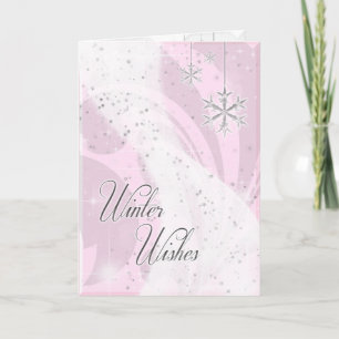 Cartes Pour Fêtes Annuelles Ruban étoilé (rose)