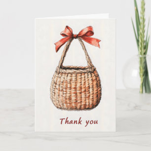 Cartes Pour Fêtes Annuelles Rubans pour panier de remerciement
