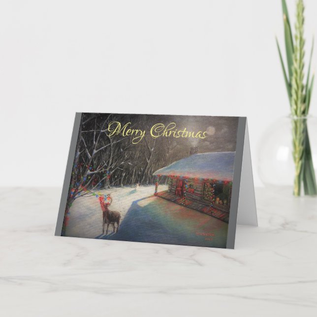 Cartes Pour Fêtes Annuelles Rudolph ? ! (Devant)