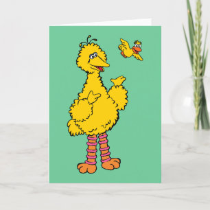 Cartes Pour Fêtes Annuelles Rue Sésame Big Bird & Little Bird