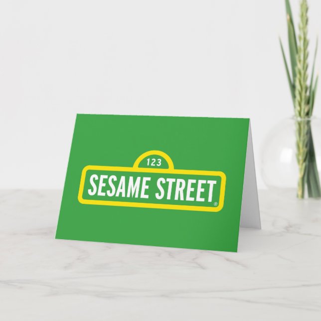 Cartes Pour Fêtes Annuelles Rue Sésame | Logo couleur complète (Devant)