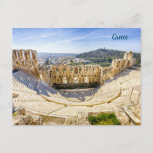 Cartes Pour Fêtes Annuelles ruines de l'ancien théâtre d'Hérodion Atticus