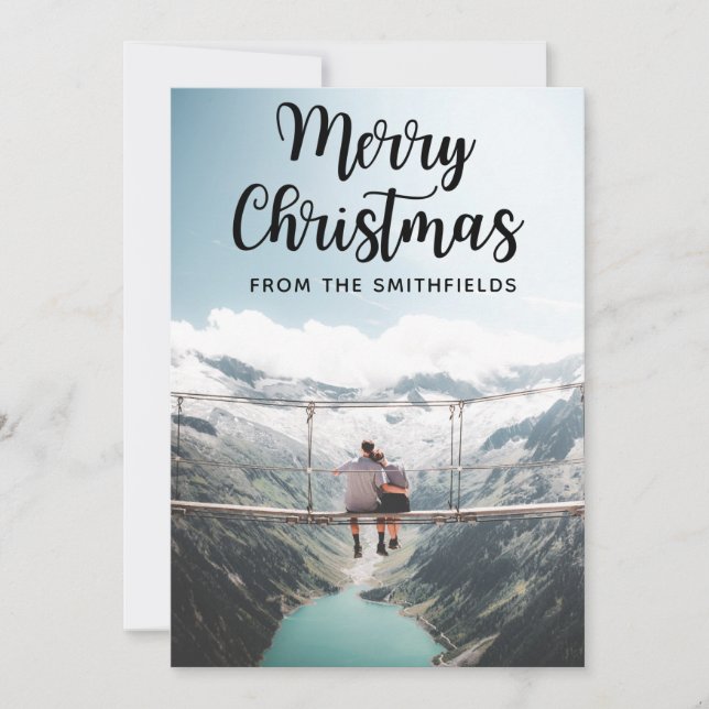Cartes Pour Fêtes Annuelles Rustic Adventure Joyeux Noël (Devant)