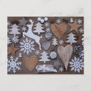 Cartes Pour Fêtes Annuelles Rustic Christmas