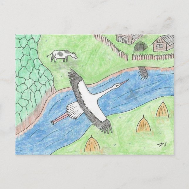 Cartes Pour Fêtes Annuelles "Rustic motifs" (Devant)