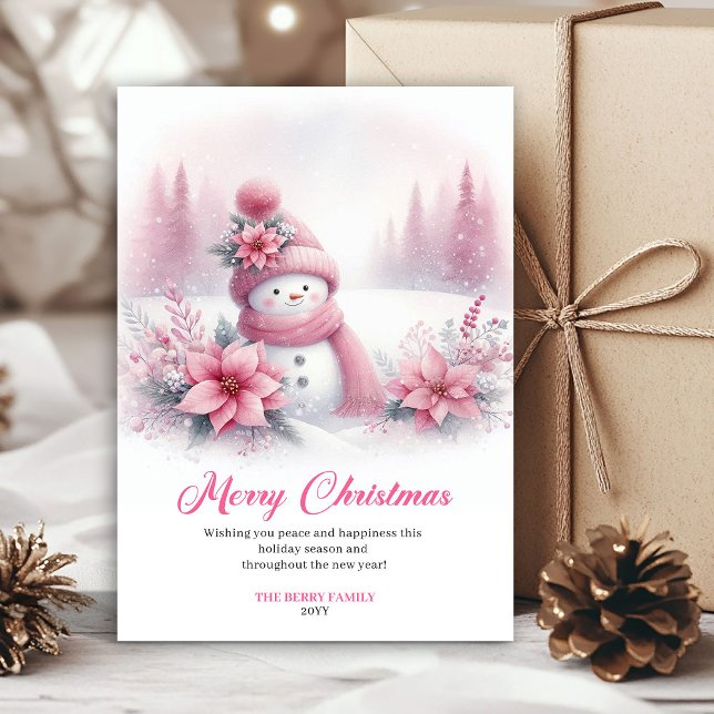 Cartes Pour Fêtes Annuelles Rustic Snowy Forest Kids Printable Christmas Cards (Rustic Snowy Forest Kids Printable Christmas Greeting Card

)
