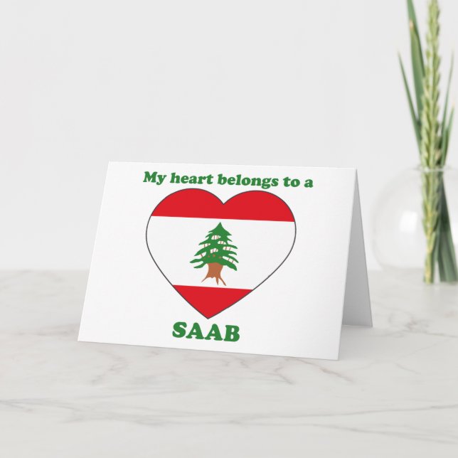 Cartes Pour Fêtes Annuelles Saab (Devant)