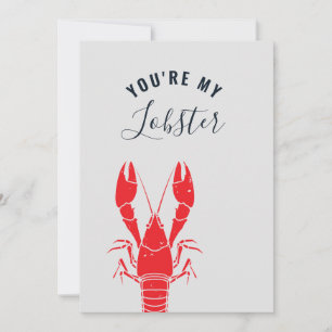 Cartes Pour Fêtes Annuelles Sac d'anniversaire personnalisé de homard de mer