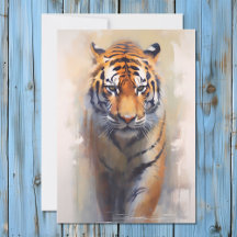 Safari Aquarelle Tigre