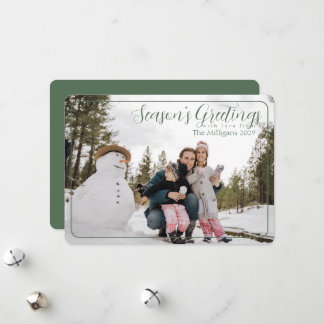 Cartes Pour Fêtes Annuelles Sage Frame Bonnes Fêtes avec photo