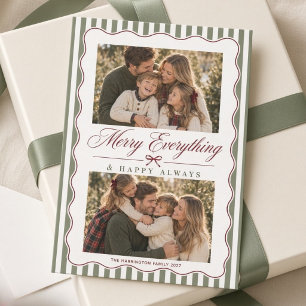Cartes Pour Fêtes Annuelles Sage Tout Joyeux Noël Collage Photo