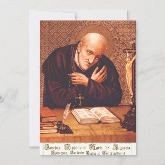 Cartes Pour Fêtes Annuelles Saint Alphonse Liguori (Devant)