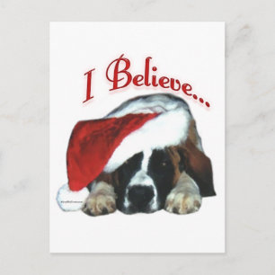 Cartes Pour Fêtes Annuelles Saint Bernard I Believe
