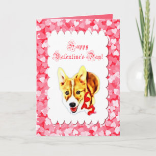 Cartes Pour Fêtes Annuelles Saint Corgi Saint Valentin