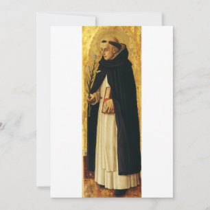 Cartes Pour Fêtes Annuelles Saint Dominic par Carlo Crivelli