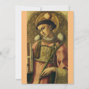 Cartes Pour Fêtes Annuelles Saint Étienne le Protomartyr Iconographie d'art fi