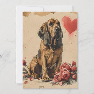 Cartes Pour Fêtes Annuelles Saint-Hubert vintage Saint-Valentin