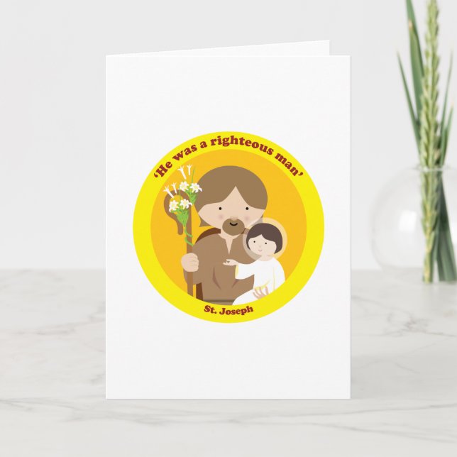 Cartes Pour Fêtes Annuelles Saint-Joseph (Devant)