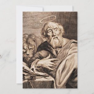 Cartes Pour Fêtes Annuelles Saint Marc l'évangéliste et martyr