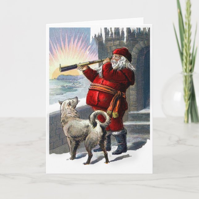 Cartes Pour Fêtes Annuelles Saint Nick (Devant)
