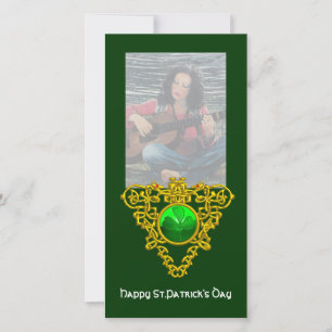 CARTES POUR FÊTES ANNUELLES SAINT PATRICK'S CELTIC HEART, SHAMROCK