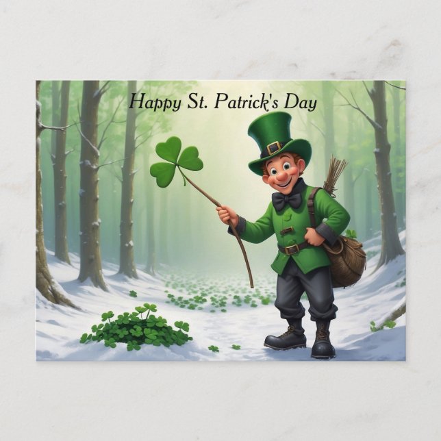 Cartes Pour Fêtes Annuelles Saint Patrick's Day (Devant)